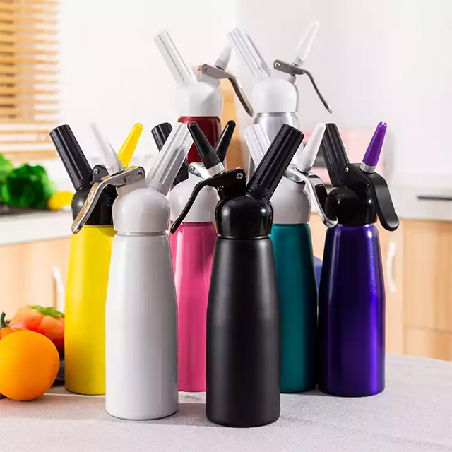 500ml Ice Cream Maker Aluminum Cream Whipper Whipped Cream